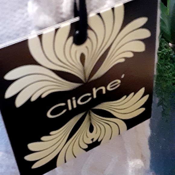 NWT, CLICHE, Viscose Blend, "sweater" Skirt in Ivory, Size Large - Picture 5 of 10